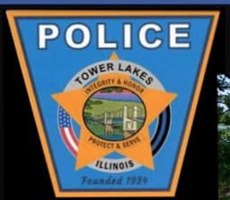 Tower Lakes Police Department Badge