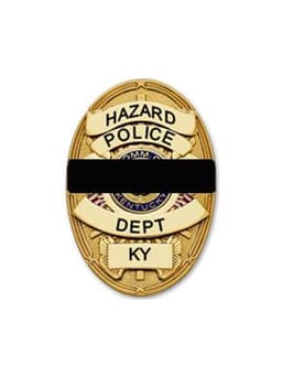 Hazard Police Department Badge