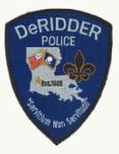 Deridder Police Department Badge