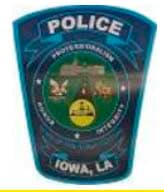 Iowa Police Department Badge
