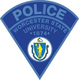 Worcester State University Police Department Badge