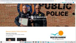 Benton Harbor Police Department Badge