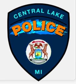 Central Lake Police Department Badge