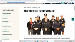 Kentwood Police Department Badge