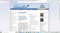 Marshall Police Department Badge