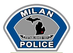Milan Police Department Badge