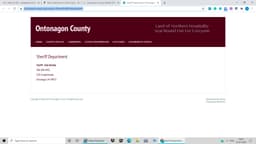 Ontonagon County Sheriffs Office Badge