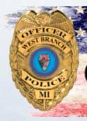West Branch Police Department Badge