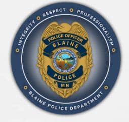 Blaine Police Department Badge