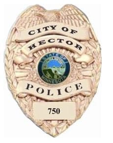 Hector Police Department Badge