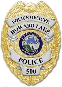 Howard Lake Police Department Badge