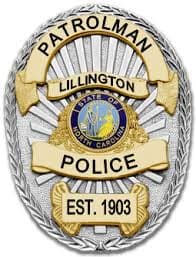 Lillington Police Department Badge