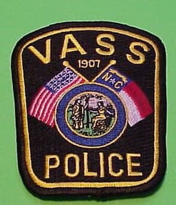 Vass Police Department Badge