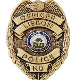 Lisbon Police Department Badge