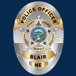 Blair Police Department Badge