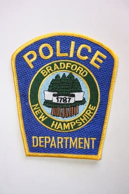 Bradford Police Department Badge