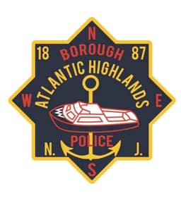 Atlantic Highlands Police Department Badge