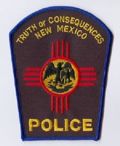 Truth Or Consequences Police Department Badge