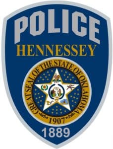 Hennessey Police Department Badge
