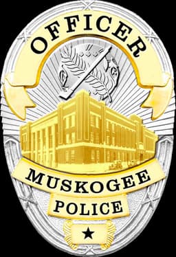 Muskogee Police Department Badge
