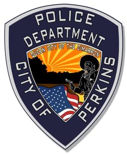 Perkings Police Department Badge
