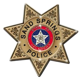 Sand Springs Police Department Badge