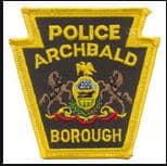 Archbald Borough Police Department Badge