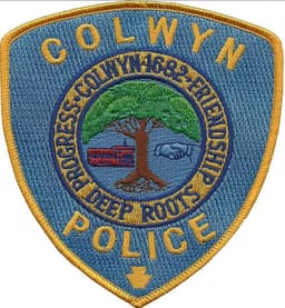 Colwyn Police Department Badge