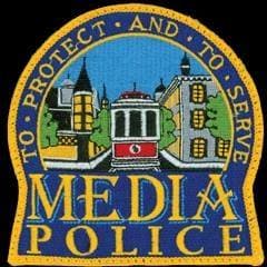 Media Borough Police Department Badge