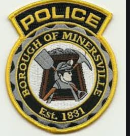 Minersville Police Department Badge