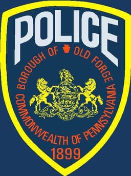 Old Forge Borough Police Department Badge