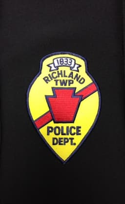 Richland Township Police Department Badge