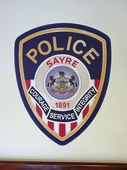 Sayre Borough Police Department Badge
