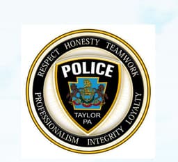 Taylor Borough Police Department Badge