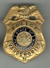 Vandergrift Police Department Badge