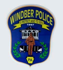 Winber Borough Police Department Badge