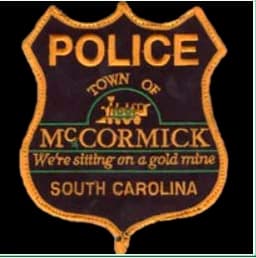 Mccormick Police Department Badge