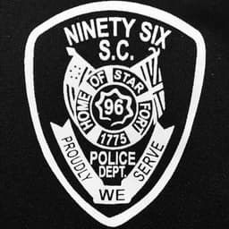 Ninety Six Police Department Badge