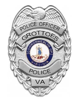 Grottoes Police Department Badge