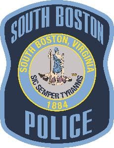 South Boston Police Department Badge
