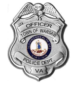 Warsaw Police Department Badge