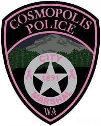 Cosmopolis Police Department Badge