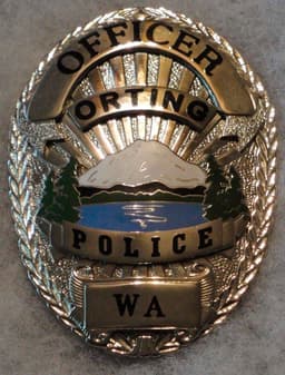 Orting Police Department Badge