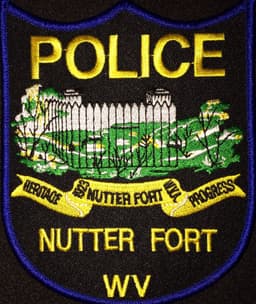 Nutter Fort Police Department Badge