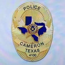 Cameron Police Department Badge