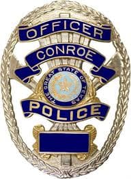 Conroe Police Department Badge