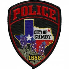 Cumby Police Department Badge