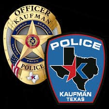 Kaufman Police Department Badge