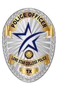 Lone Star College System District Police Department Badge
