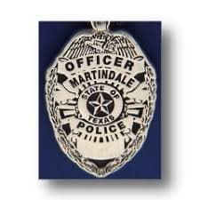 Martindale Police Department Badge